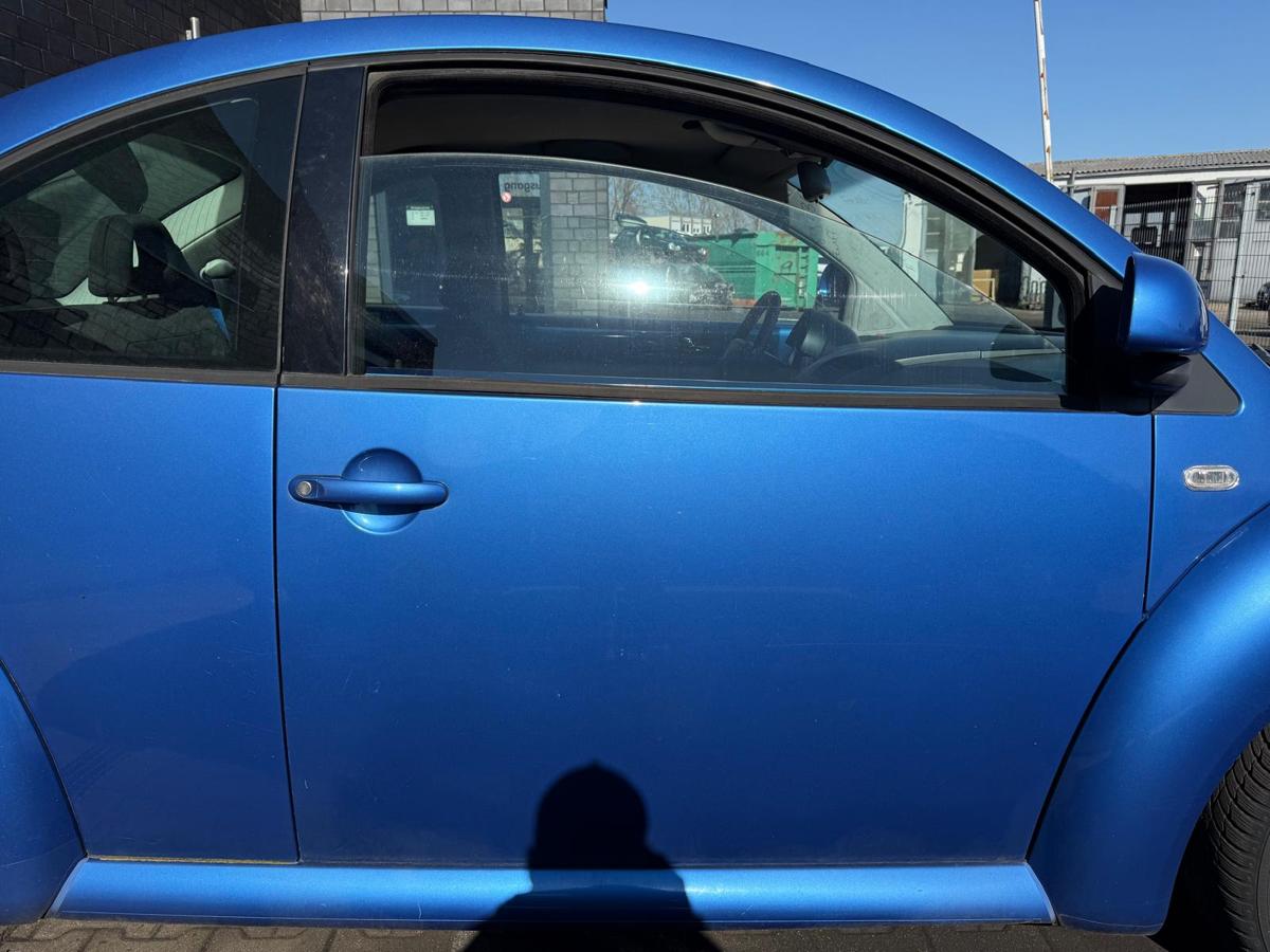 VW New Beetle 9C original Tür rechts LW5Y Technoblau Rohbau BJ99